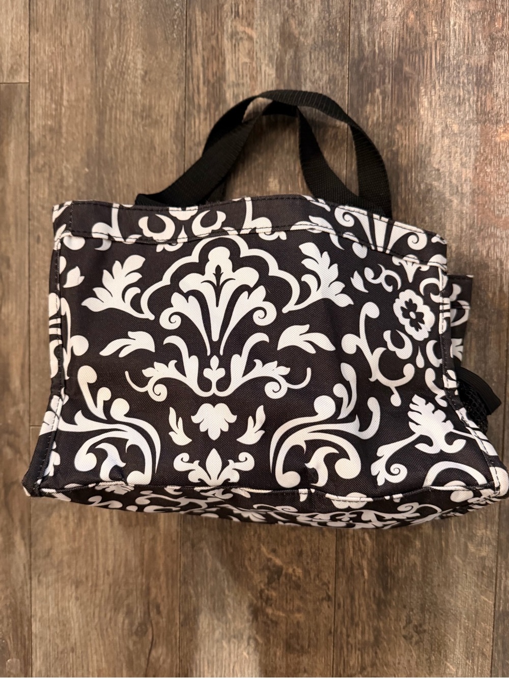 thirty-one Black and White Damask Lunch Tote